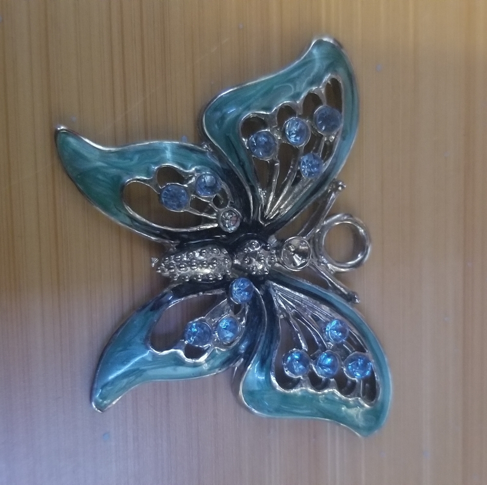 FWP Turquoise Butterfly Charm